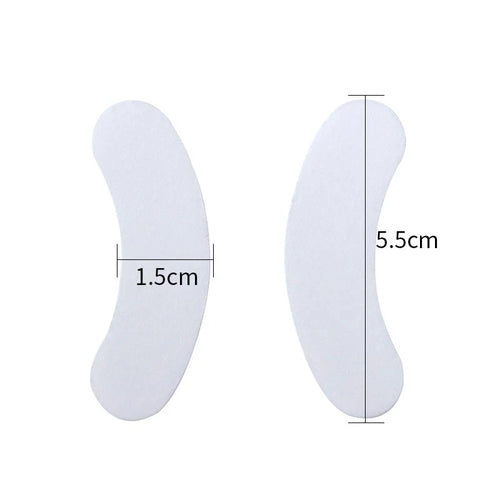25/50/100/200/500 No.2 Thick Silicone Eyelash Pad Patch Under Eye Pad For Eyelash Extension Silicone Pad Eyelash Extension Tool