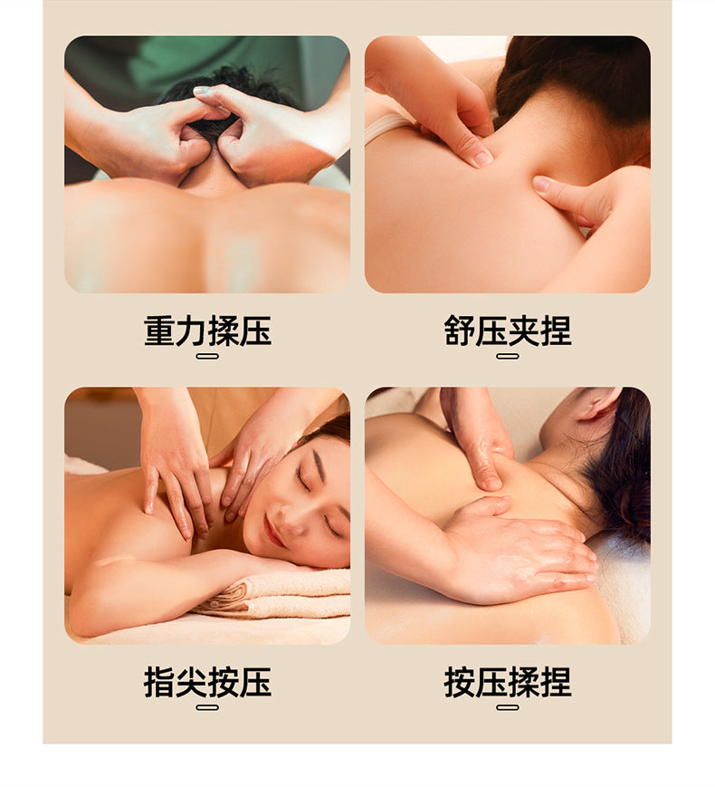 Multifunctional cervical massager neck and shoulder massage pillow home wireless portable kneading hot compress massager