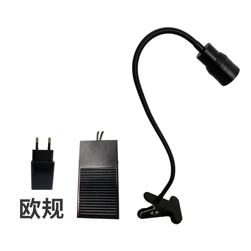 Uv Eyelash Glue Quick-Drying Lamp with Timer, Foot-Operated Beauty Eyelash Studio Curing Lamp, Led Ultraviolet Lamp, Uv Curing Lamp