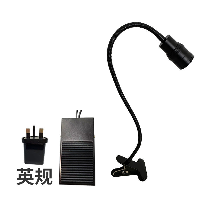 Uv Eyelash Glue Quick-Drying Lamp with Timer, Foot-Operated Beauty Eyelash Studio Curing Lamp, Led Ultraviolet Lamp, Uv Curing Lamp