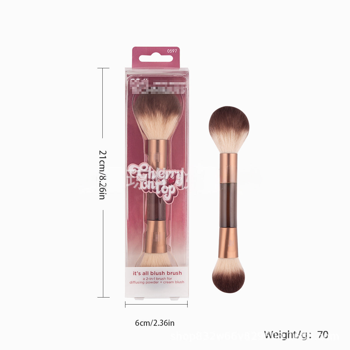 American RT series full set of makeup brushes suit 1997 blush brush vignetting brush eye shadow brush beauty eggs for foreign trade