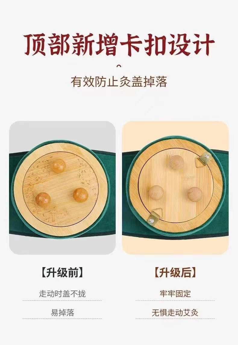 Wholesale Low-Smoke Solid Wood Moxibustion Box, Three-Needle Upgraded Temperature-Adjustable Hanging Moxibustion Box, Moxibustion Jar, Portable Moxibustion Device