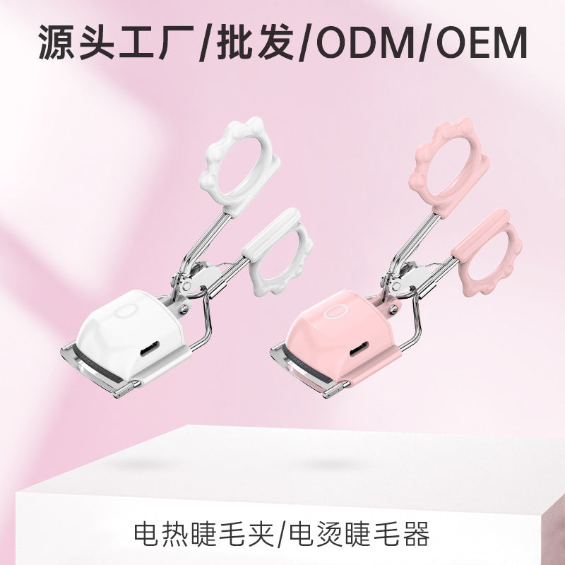 New upgraded eyecurl electric heating eyelash curler electric heating curler eyelash cross-border electric eyelash curler