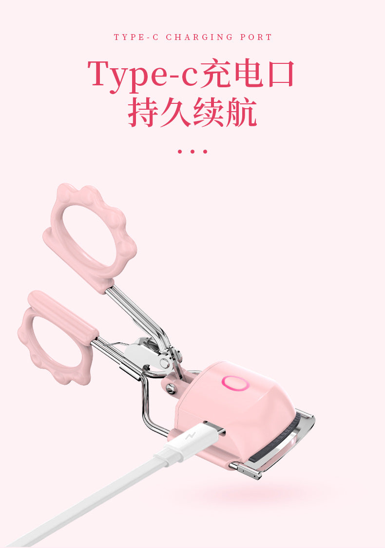 New upgraded eyecurl electric heating eyelash curler electric heating curler eyelash cross-border electric eyelash curler