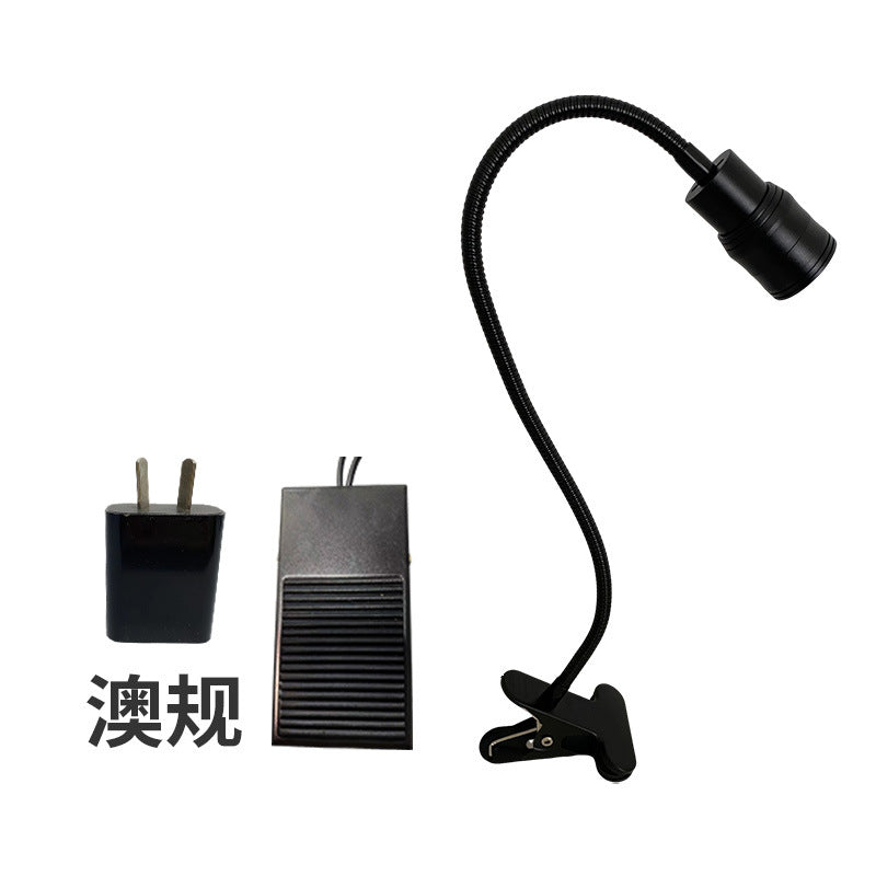 Uv Eyelash Glue Quick-Drying Lamp with Timer, Foot-Operated Beauty Eyelash Studio Curing Lamp, Led Ultraviolet Lamp, Uv Curing Lamp