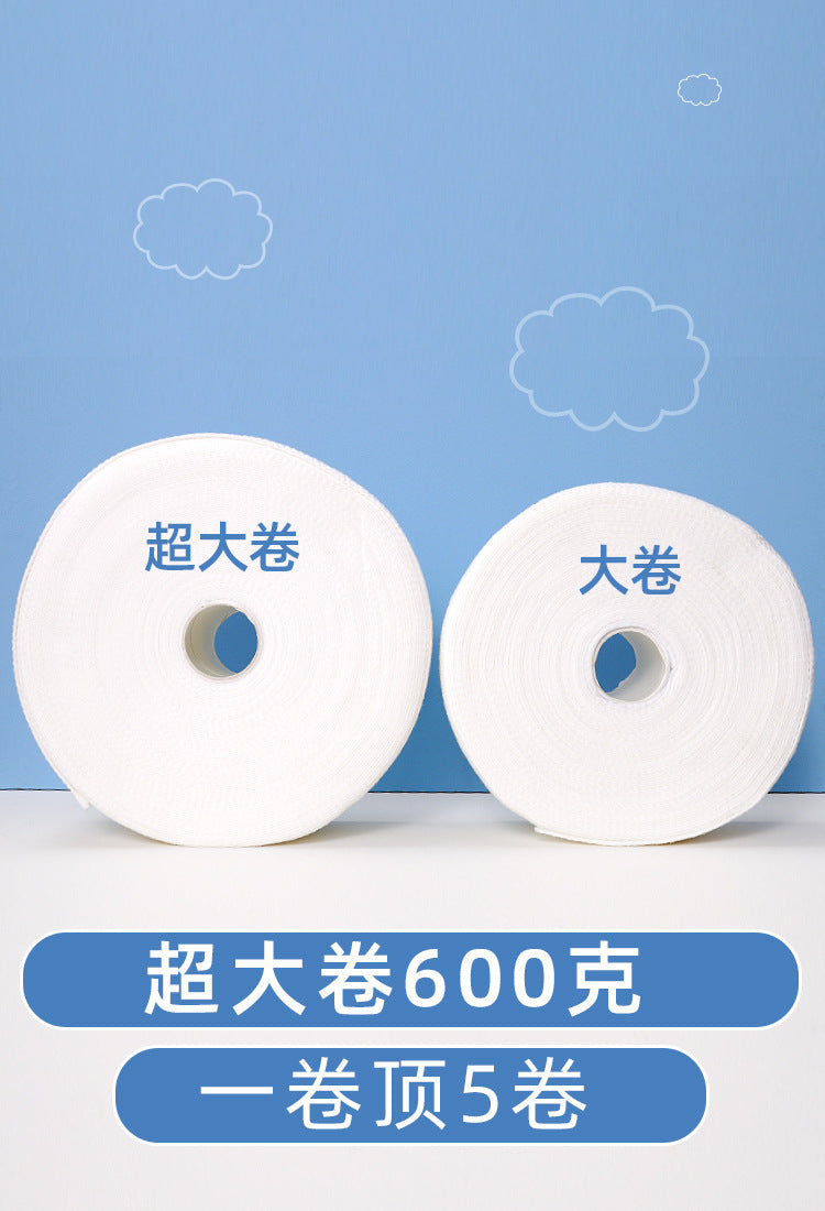 Pure Cotton Face Towels, Large Rolls, Thickened and Enlarged, for Beauty Salons, Direct from the Manufacturer