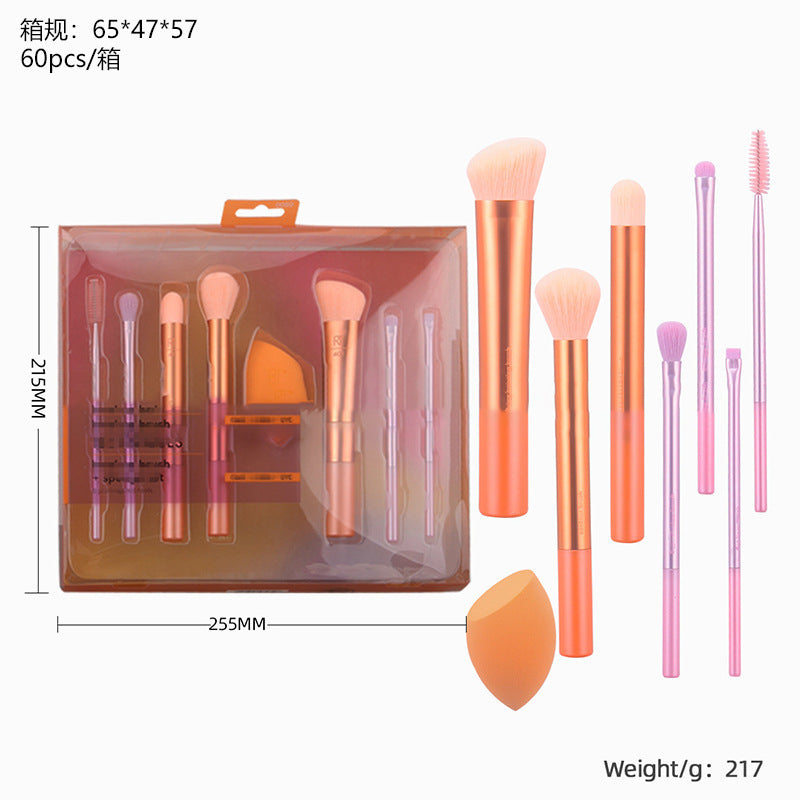 American RT series full set of makeup brushes suit 1997 blush brush vignetting brush eye shadow brush beauty eggs for foreign trade