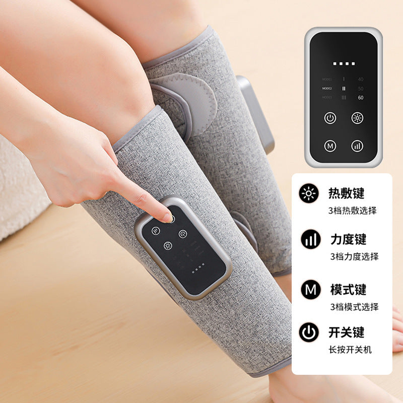 Calf Massager Air Wave Electric Air Pressure Dredging Instrument Multifunctional Leg Massager Constant Temperature Hot Compress Leg Beauty Instrument