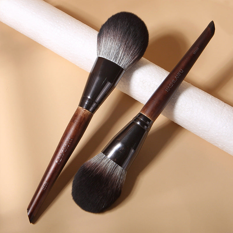 Cangzhou Powder Brush Cangzhou Makeup Brush Powder Brush Single Large Flasher Fiber Animal Hair Powder Brush