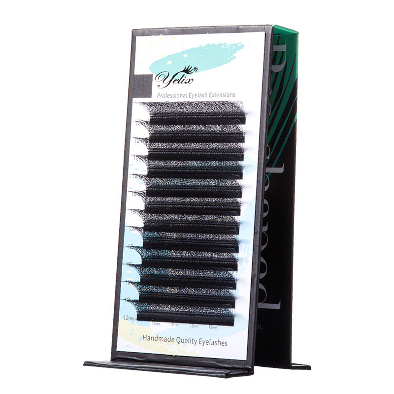 Cross-border European and American Eyelash 3D Dense Row False Eyelash Natural Curl Thick Flowering Clover Eyelash Shop Grafting Eyelash