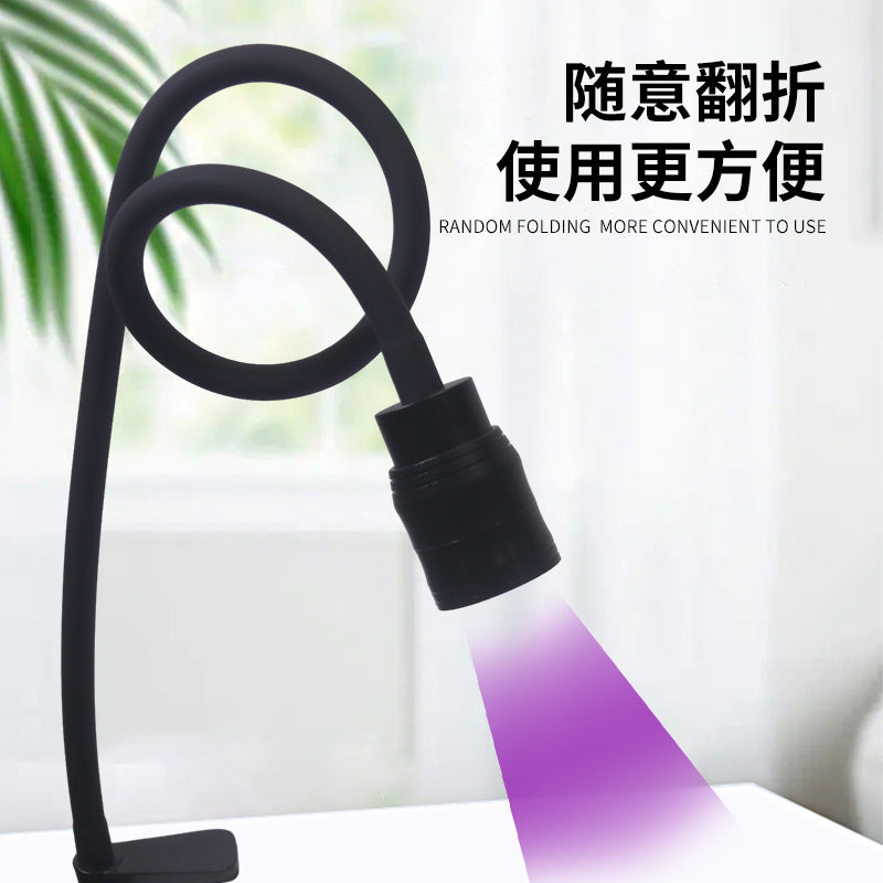 Uv Eyelash Glue Quick-Drying Lamp with Timer, Foot-Operated Beauty Eyelash Studio Curing Lamp, Led Ultraviolet Lamp, Uv Curing Lamp