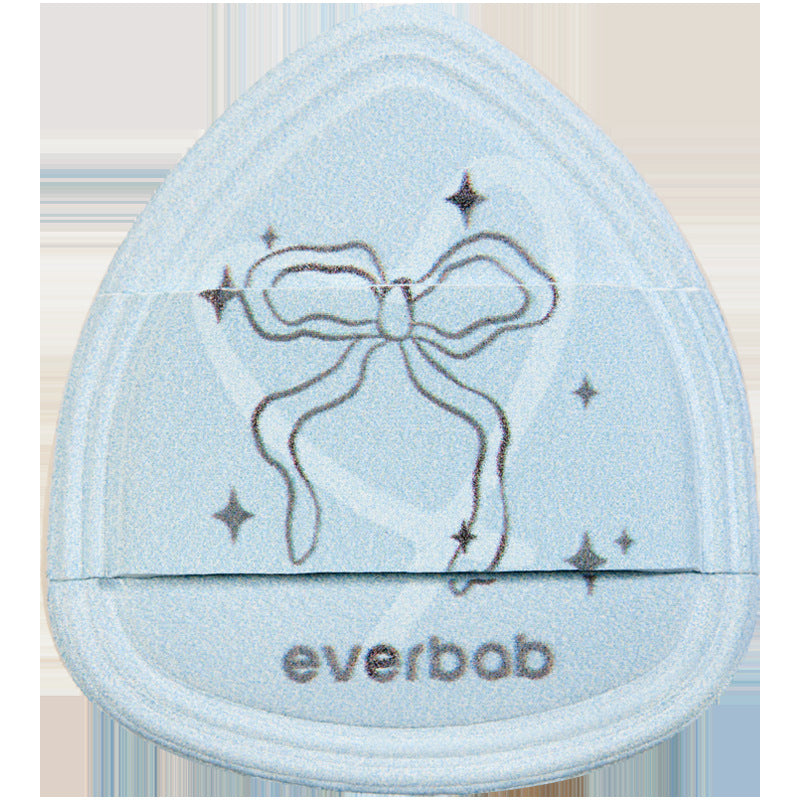 everbab Aibella Bow Milk Leather Air Cushion Powder Puff Mini Finger Powder Foundation Powder Blush