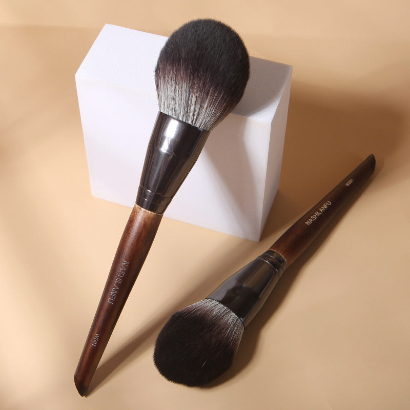 Cangzhou Powder Brush Cangzhou Makeup Brush Powder Brush Single Large Flasher Fiber Animal Hair Powder Brush