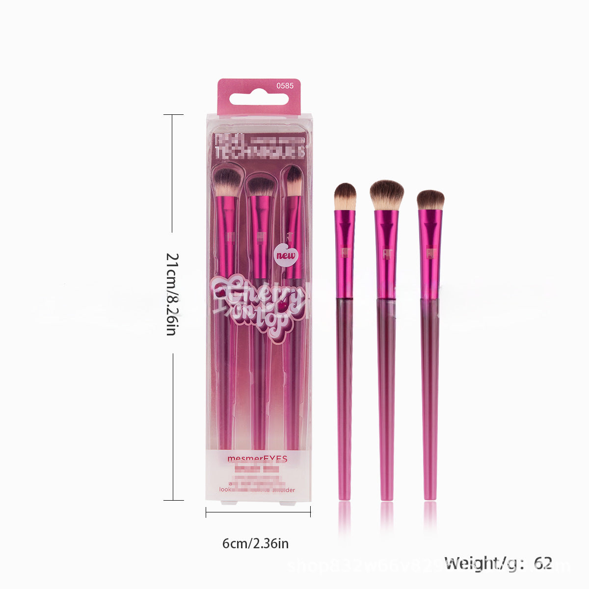 American RT series full set of makeup brushes suit 1997 blush brush vignetting brush eye shadow brush beauty eggs for foreign trade