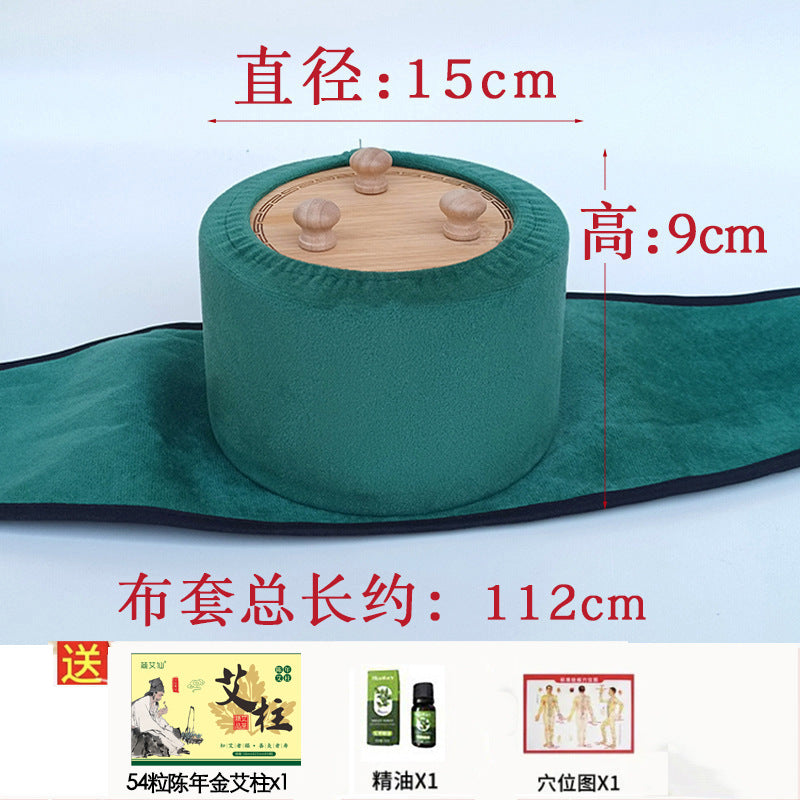 Wholesale Low-Smoke Solid Wood Moxibustion Box, Three-Needle Upgraded Temperature-Adjustable Hanging Moxibustion Box, Moxibustion Jar, Portable Moxibustion Device