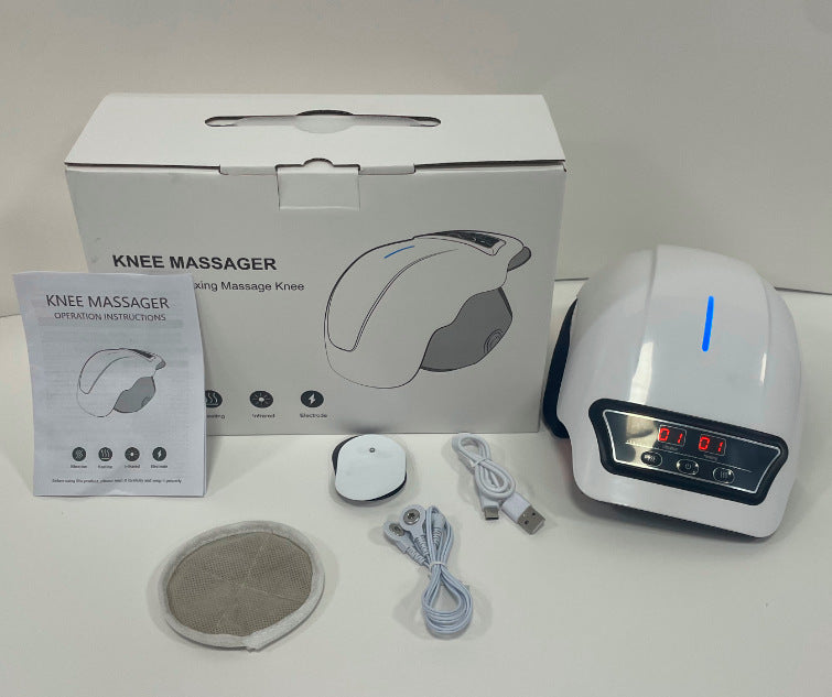 Wireless heating massage knee pads shoulder pads knee electric heating wormwood old cold leg intelligent infrared physiotherapy instrument