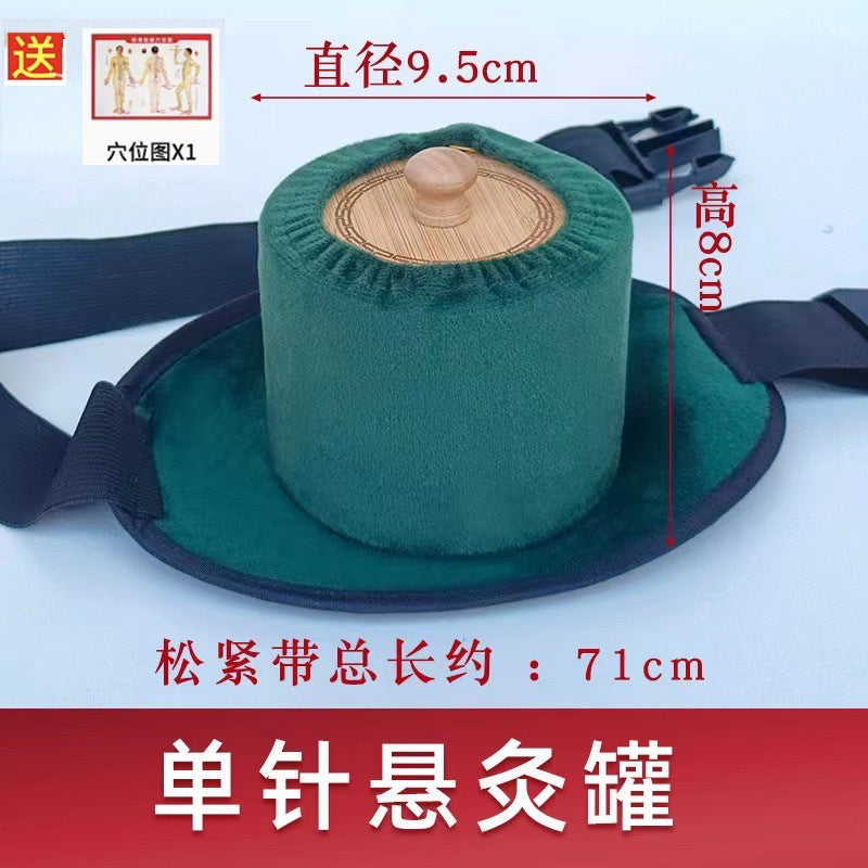 Wholesale Low-Smoke Solid Wood Moxibustion Box, Three-Needle Upgraded Temperature-Adjustable Hanging Moxibustion Box, Moxibustion Jar, Portable Moxibustion Device