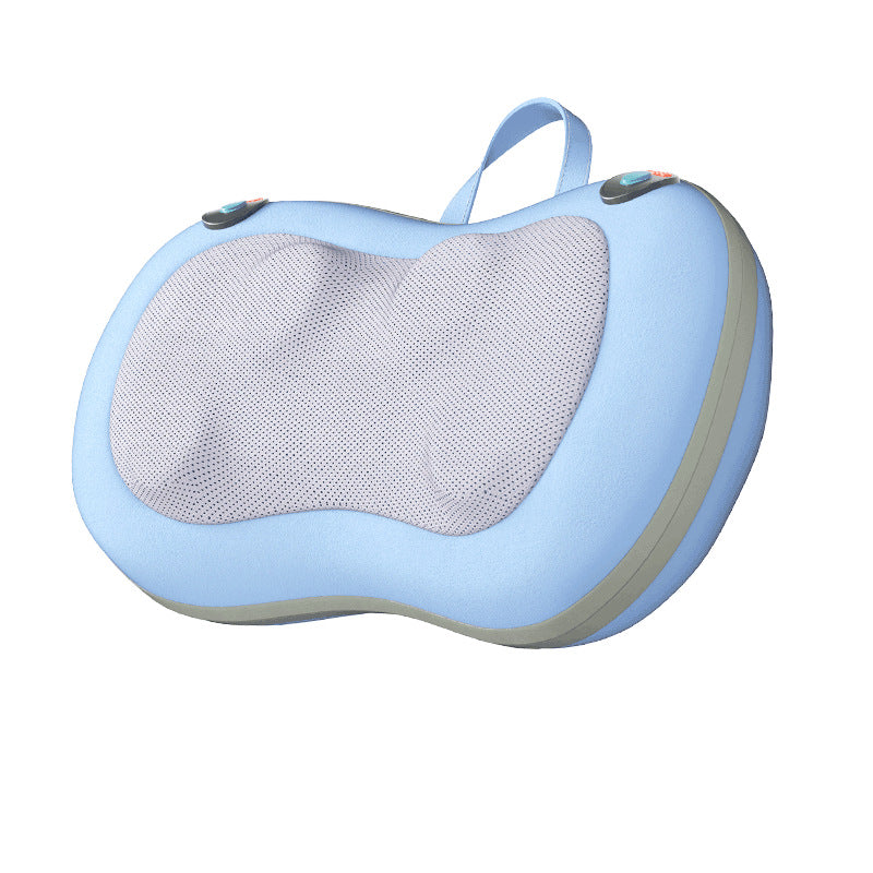 Multifunctional cervical massager neck and shoulder massage pillow home wireless portable kneading hot compress massager