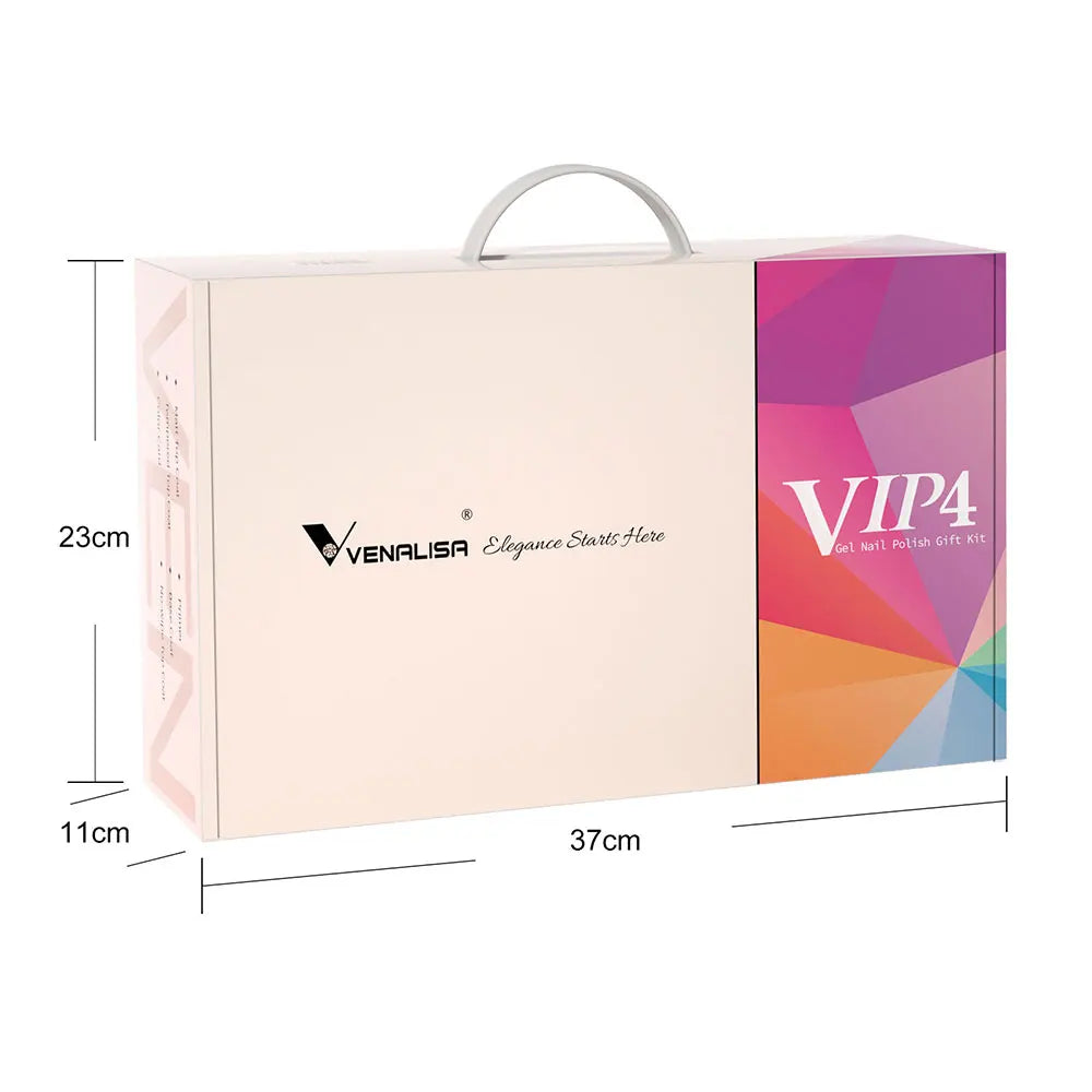 New Fashion Color Venalisa Gel Polish Kit VIP4 HEMA TPO FREE Enamel Vernish For Nail Art Design Whole Set Nail Gel Learner Kit