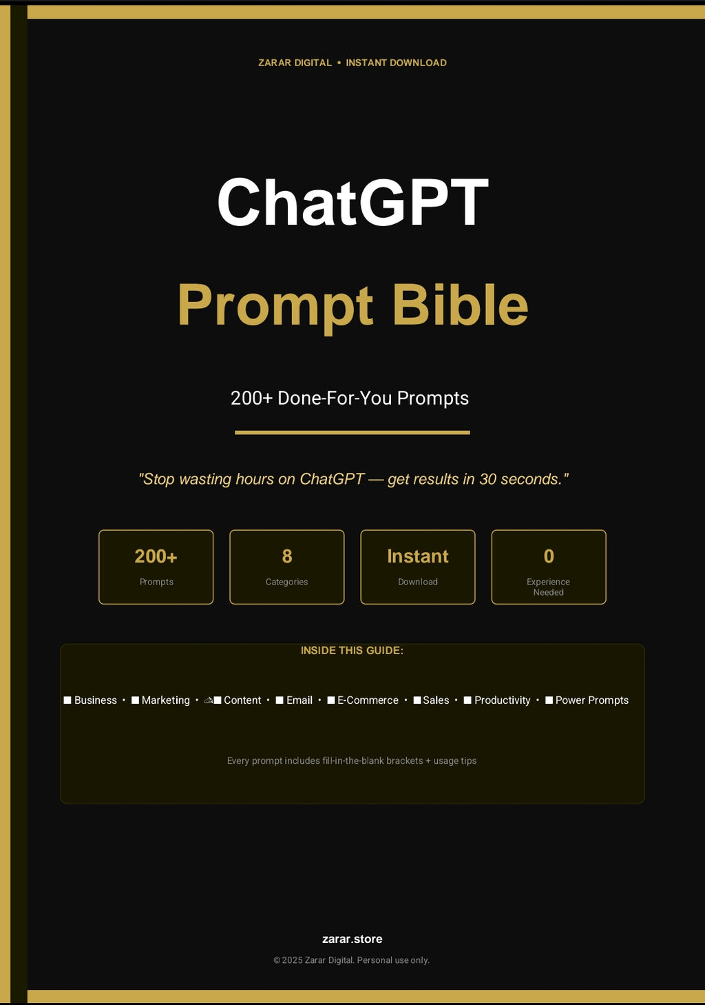Chatgpt prompts Bible